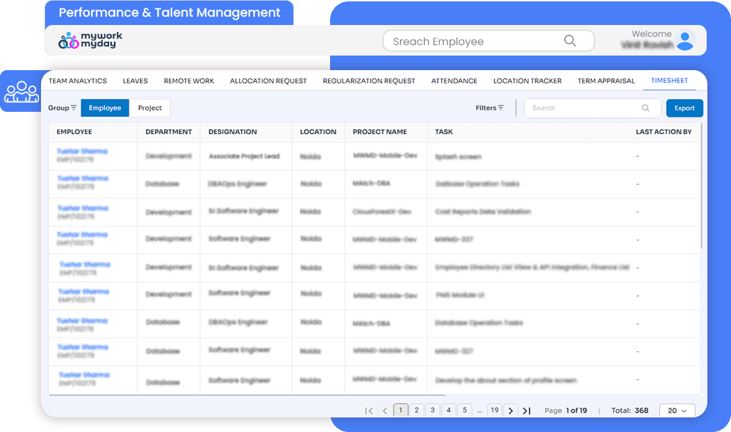 Drive employee growth with structured performance management.